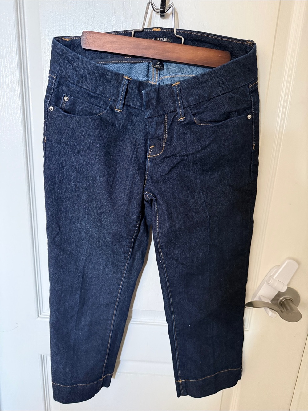 Banana Republic Dark Indigo Cropped Women's Jeans